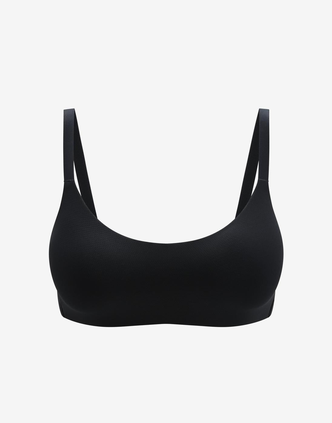 Black Thermoregulating TempSync™ Wireless Bra – Thirdlove