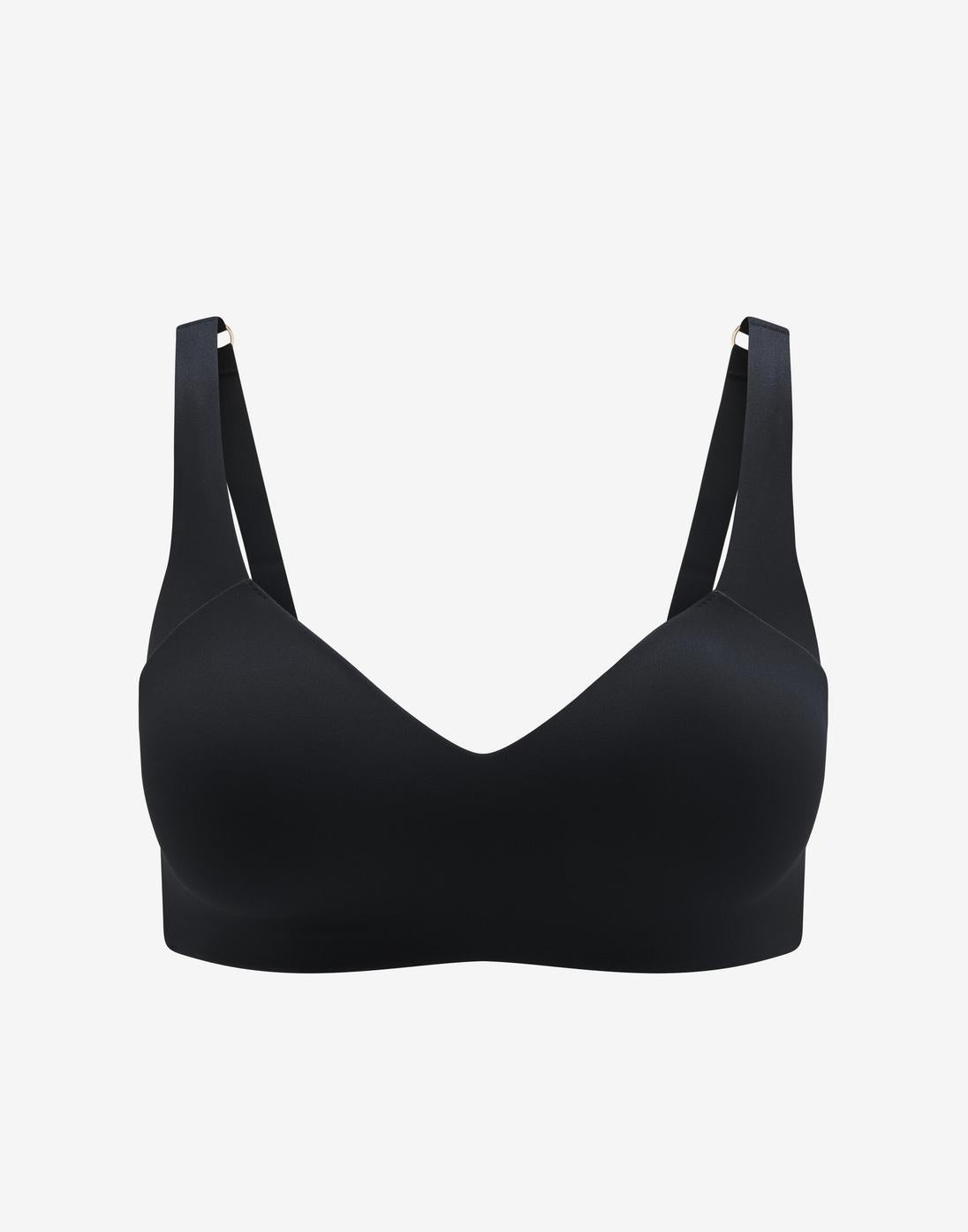 Black ComfortStretch Smoothing Wireless Bra ThirdLove – Thirdlove