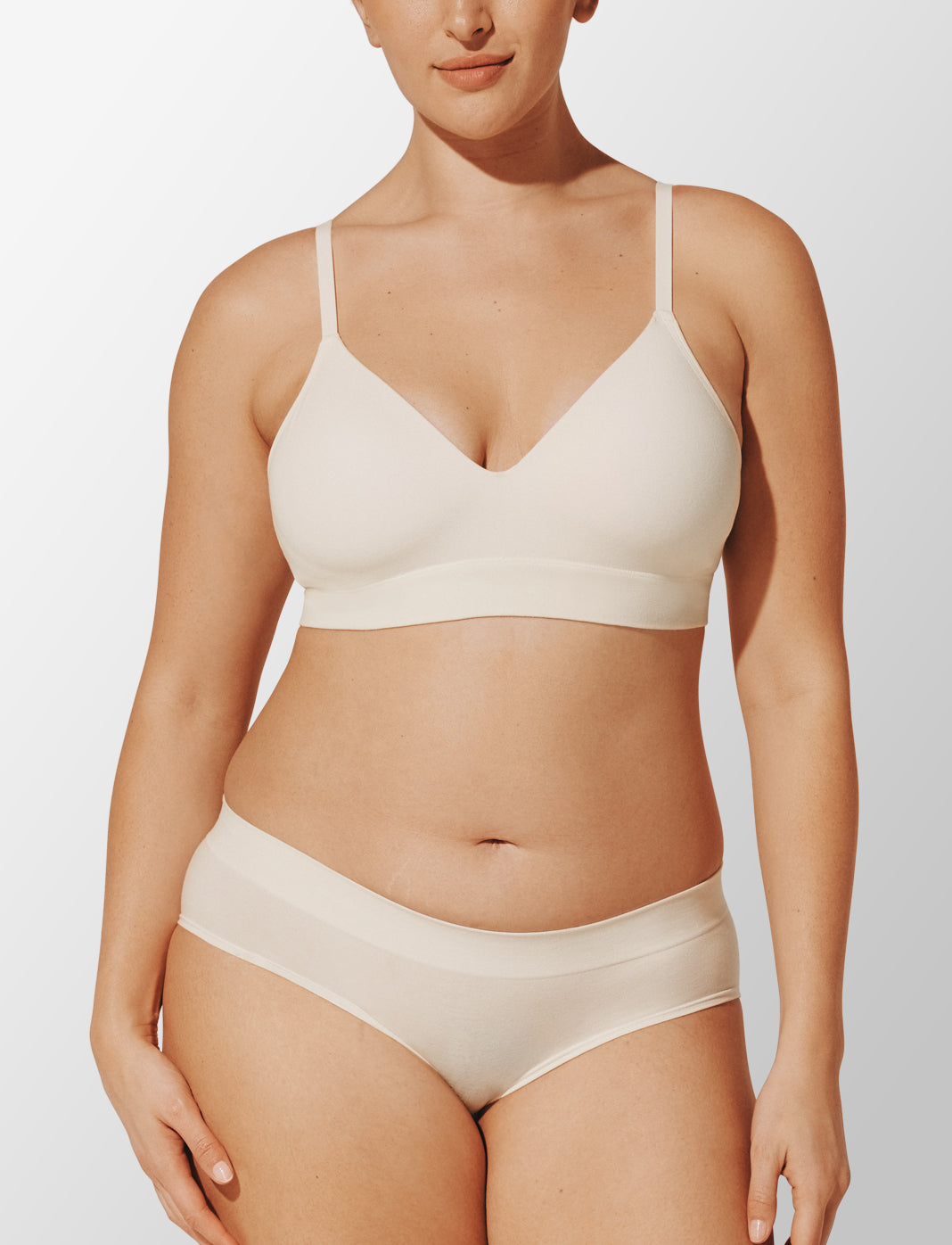 Sea Salt Seamless Cloud Cotton Wireless Bra – Thirdlove