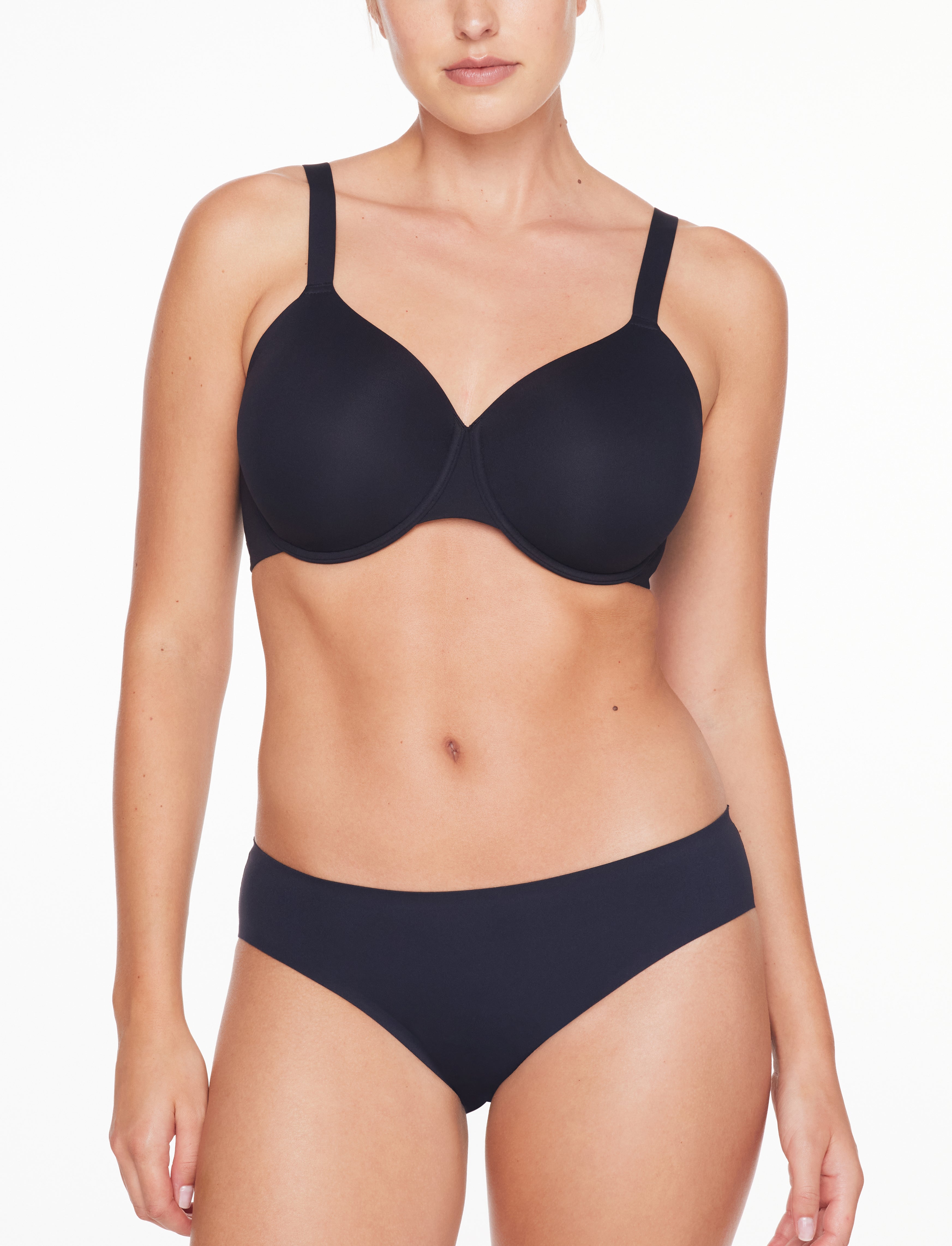 Black ComfortStretch Smoothing Full Coverage Bra ThirdLove