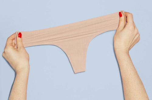 Taupe comfort stretch thong ThirdLove