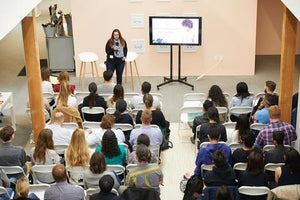 Megan Cartwright, ThirdLove‰Ûªs Head of Data Science, presenting at ThirdLove's Tech Talk
