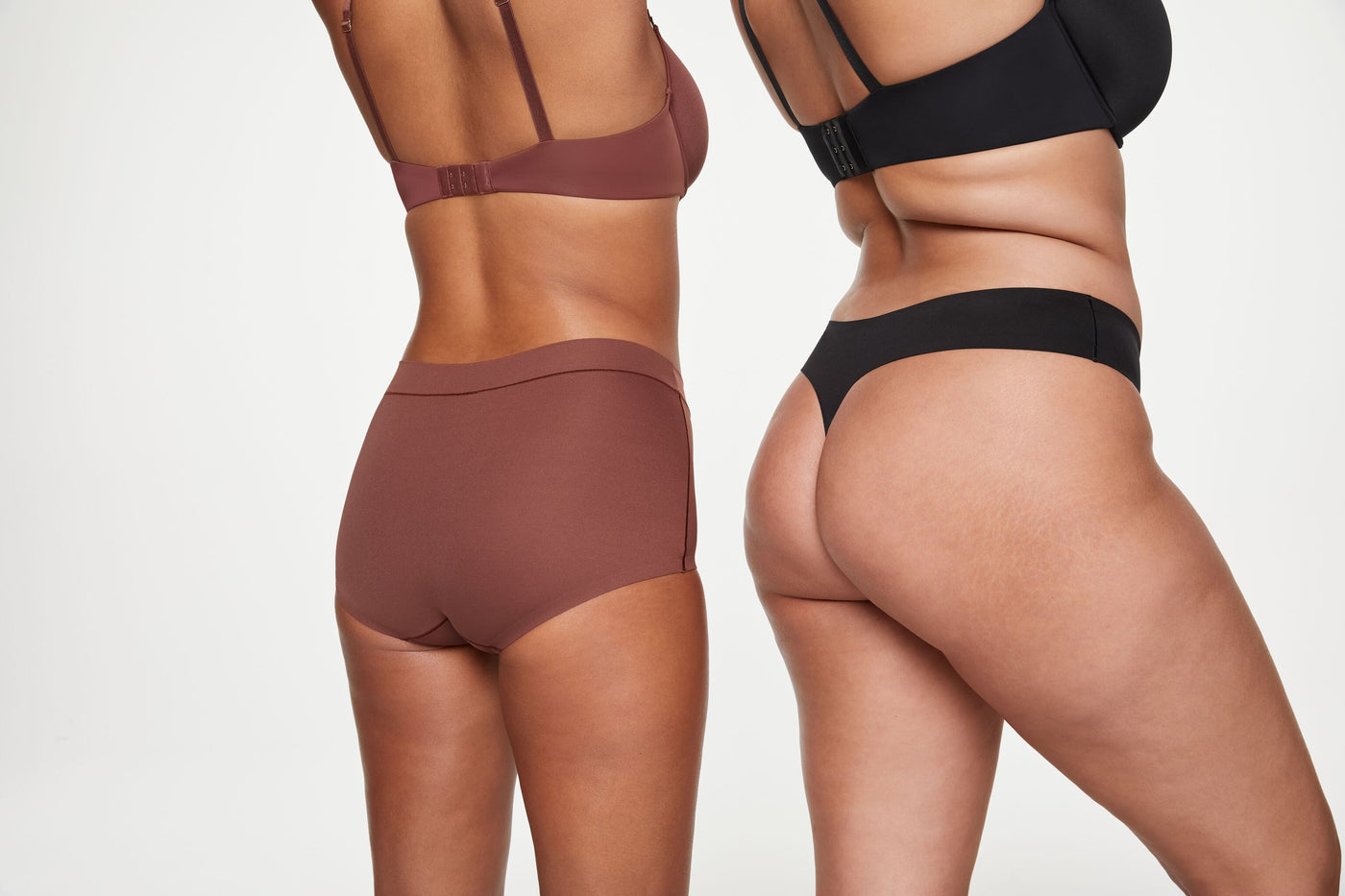 No-show thong with a seamless, laser-cut edge for no visible lines