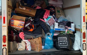 ThirdLove HQ donates supplies and necessities to sister office in Chico, CA due to Camp Fires.