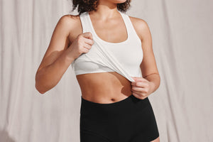 What is the difference between a shelf bra and a built in bra?