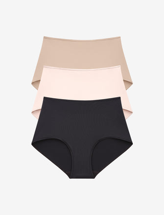 Love Libby Women's Laser Cut Hipster Underwear, Flourish Print in Three  Pack - SM