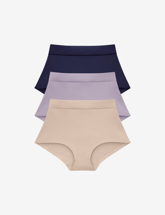 Plain panties with inner elastic for comfort fit. Pack of 3 panties. Buy  Feelings: on.fb.me/1NCAIjC