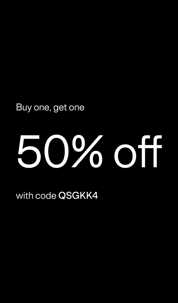 Buy one, get one 50% off with code QSGKK4