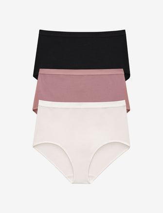 Buy  Brand - Mae Women's Super Soft Cotton Hipster Underwear with  Lace, 3 Pack Online at desertcartSeychelles