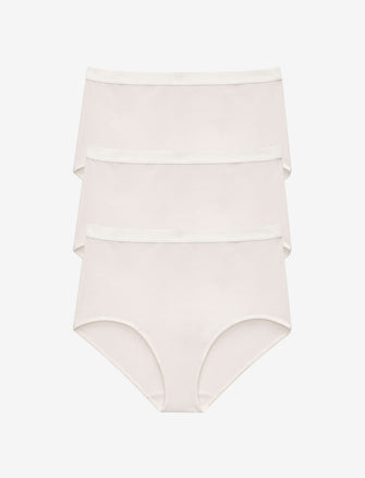 Women :: Lingerie :: Underwear :: Briefs :: String Elle - White Panties -  Urbankissed