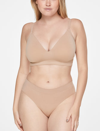 Buy online Beige Solid T-shirt Bra from lingerie for Women by West