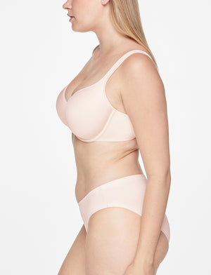 24/7® Classic Perfect Coverage Bra Light Pink - Full Coverage Bra for Heavy  Breasts & Side Support