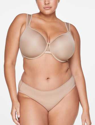 24/7® Classic Perfect Coverage Bra Taupe - Ultra Comfort Full
