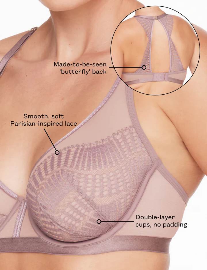 Bouquet Lace Racerback Demi Bra main image 0