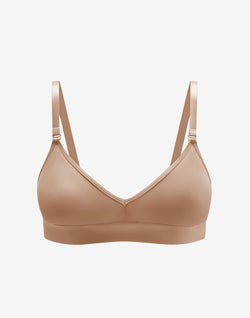 24/7® Classic Wireless Bralette, Taupe - Thirdlove - Nylon/Spandex