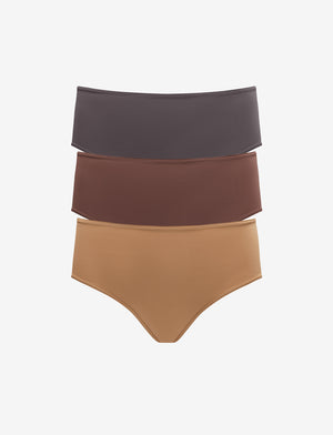 24/7® Classic High Waist Thong - 3 Pack