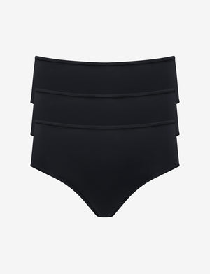 24/7® Classic High Waist Thong 3 Pack