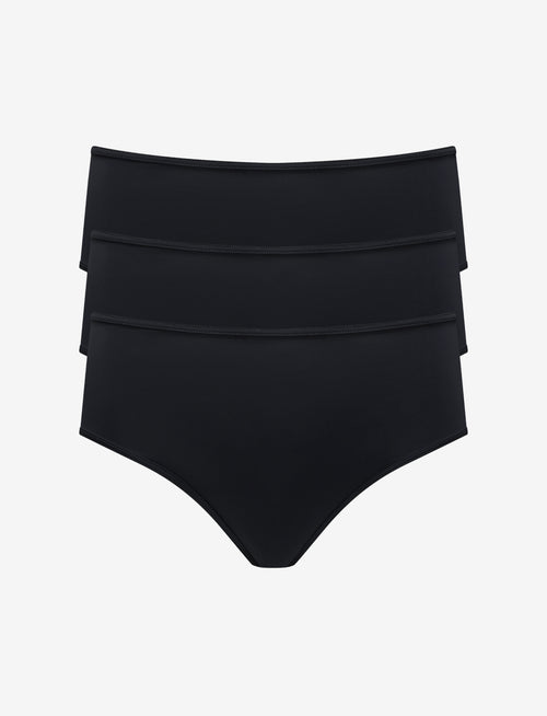 24/7® Classic High Waist Thong - 3 Pack