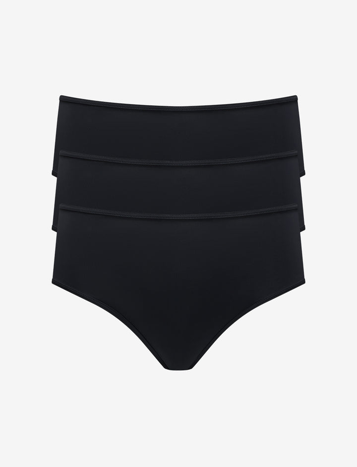 24/7® Classic High Waist Thong 3 Pack Box