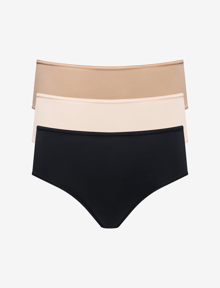 24/7® Classic High Waist Thong - 3 Pack