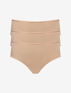24/7® Classic High Waist Thong 3 Pack Box