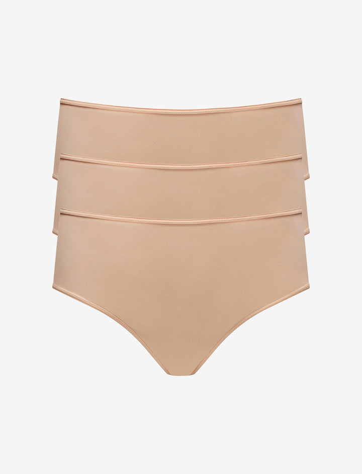 24/7® Classic High Waist Thong 3 Pack Box