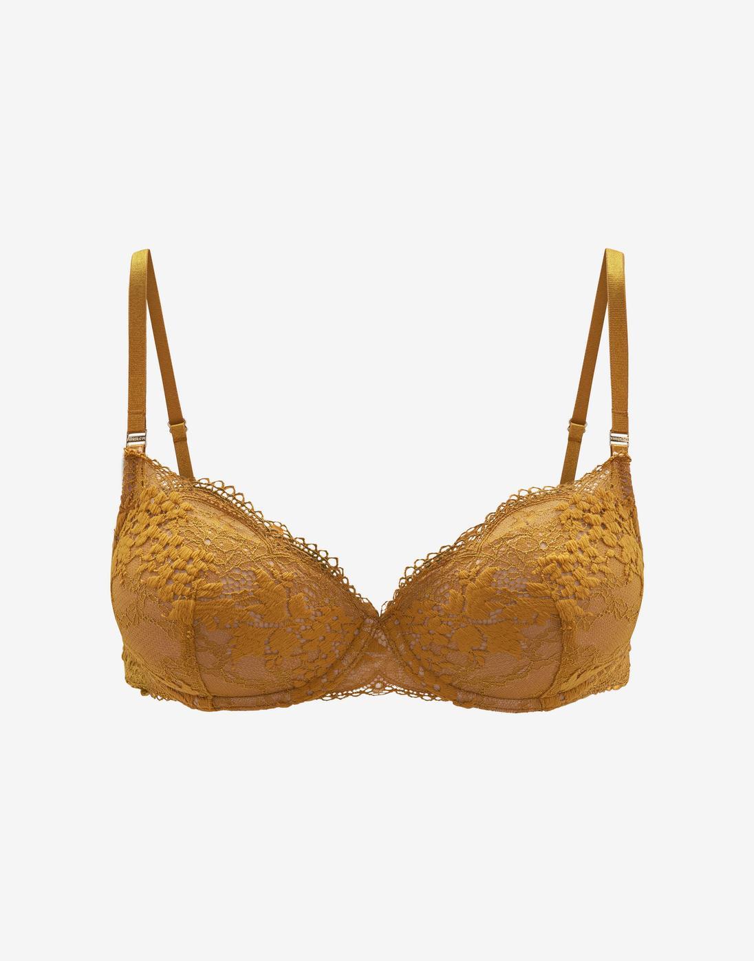 All Day Lace T-Shirt Bra, Amber - Thirdlove - 51% Recycled nylon/42% Nylon/7% Spandex