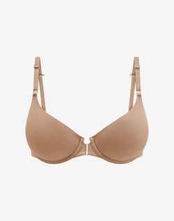 ComfortStretch Front Close T-Shirt Bra, Taupe - Thirdlove - Nylon/Spandex