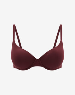 ComfortStretch Back Smoothing T-Shirt Bra, Syrah - Thirdlove - Nylon/Spandex,model