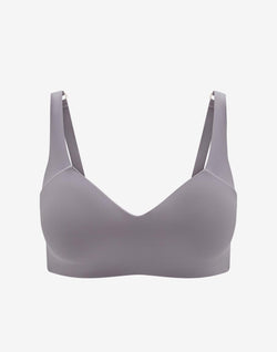 ComfortStretch Smoothing Wireless Bra, Dreamy Lilac - Thirdlove - Nylon/Spandex,model