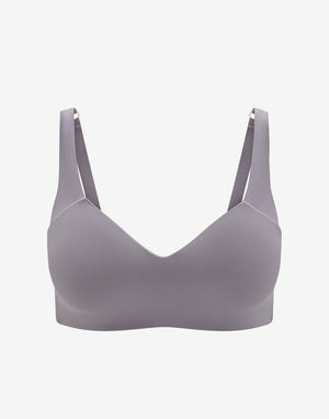 ComfortStretch Smoothing Wireless Bra, Dreamy Lilac - Thirdlove - Nylon/Spandex,model