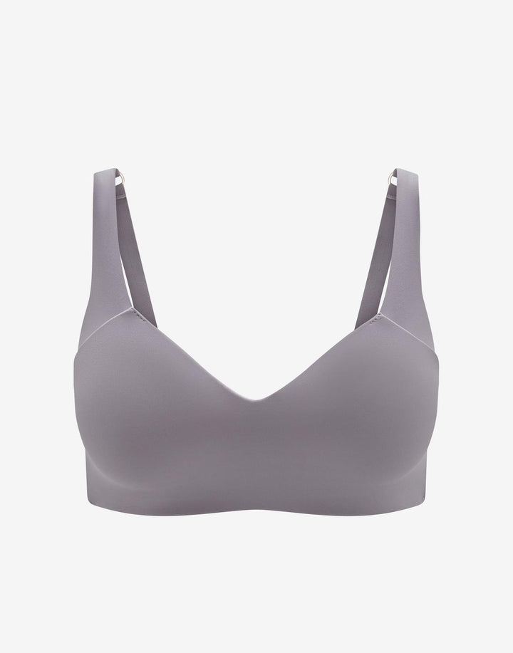 ComfortStretch Smoothing Wireless Bra, Dreamy Lilac - Thirdlove - Nylon/Spandex,model