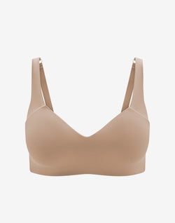 ComfortStretch Smoothing Wireless Bra, Taupe - Thirdlove - Nylon/Spandex