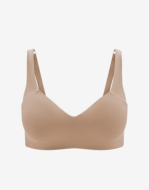 ComfortStretch Smoothing Wireless Bra, Taupe - Thirdlove - Nylon/Spandex