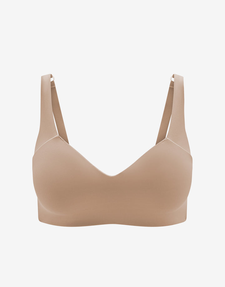 ComfortStretch Smoothing Wireless Bra, Taupe - Thirdlove - Nylon/Spandex