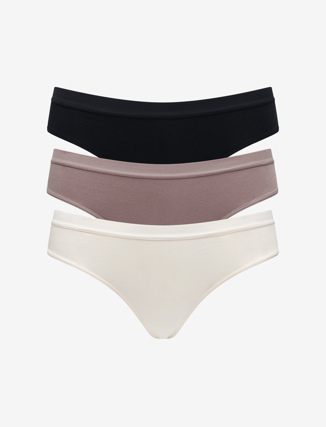 Organic Cloud Cotton Thong - 3 Pack
