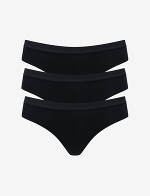 Organic Cloud Cotton Thong - 3 Pack