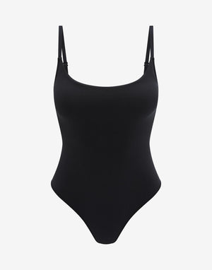 Seamless Cloud Cotton Bodysuit, Black - Thirdlove - Nylon/Spandex