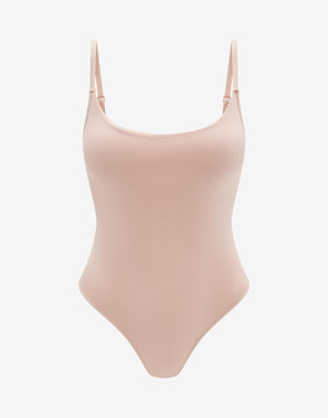 Seamless Cloud Cotton Bodysuit, Rose Dust - Thirdlove - Nylon/Spandex