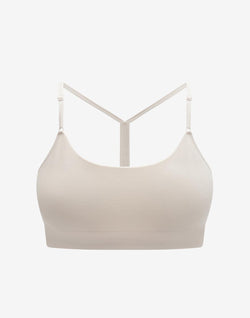 Seamless Cloud Cotton Wireless Bralette, Sea Salt - Thirdlove - Nylon/Spandex