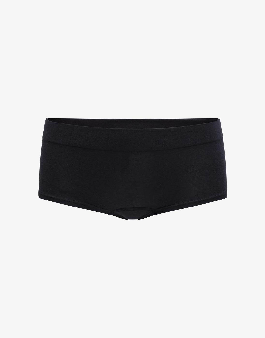 Seamless Cloud Cotton Boyshort - Black - Nylon/spandex - ThirdLove