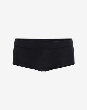 Seamless Cloud Cotton Boyshort - Black - Nylon/spandex - ThirdLove