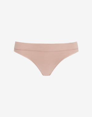 Seamless Cloud Cotton Thong - Rose Dust - Nylon/spandex - ThirdLove