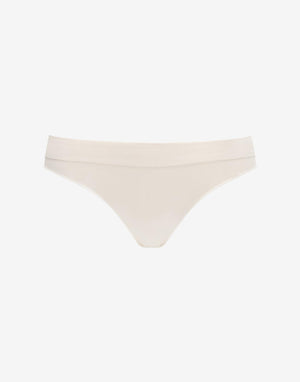 Seamless Cloud Cotton Thong - Sea Salt - Nylon/spandex - ThirdLove