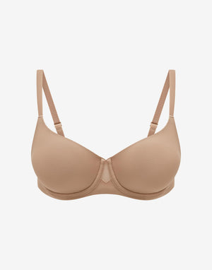 Thermoregulating TempSync™ T-Shirt Bra, Taupe - Thirdlove - 37.5® Nylon/Nylon/Spandex