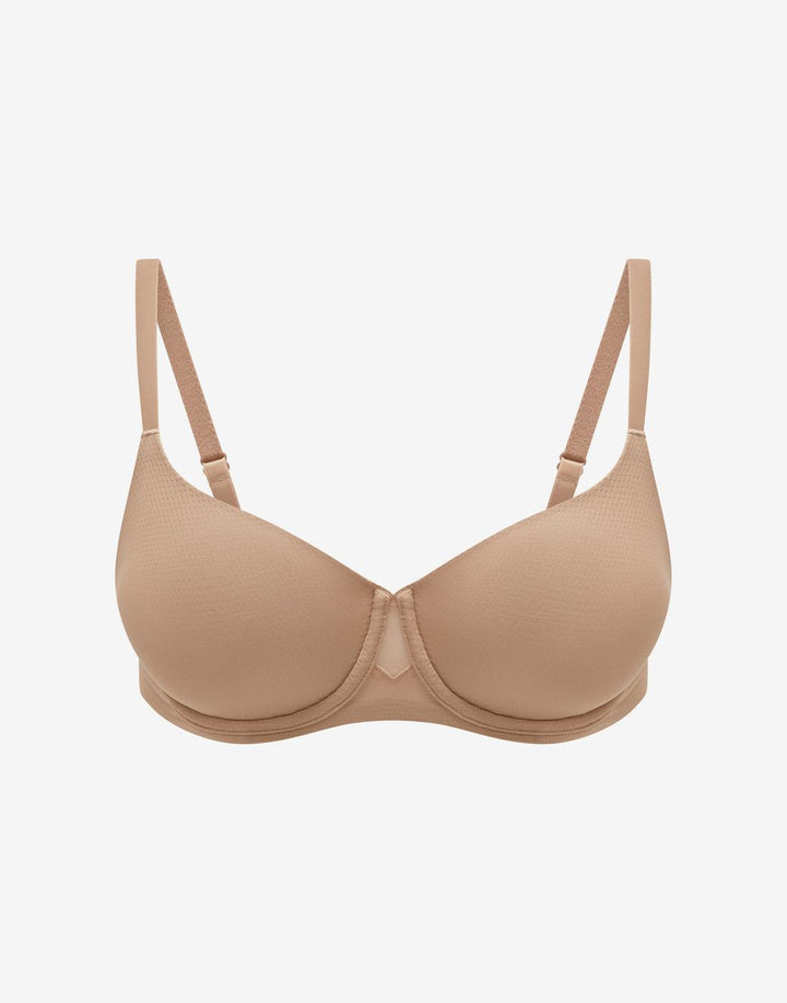 Thermoregulating TempSync™ T-Shirt Bra, Taupe - Thirdlove - 37.5® Nylon/Nylon/Spandex