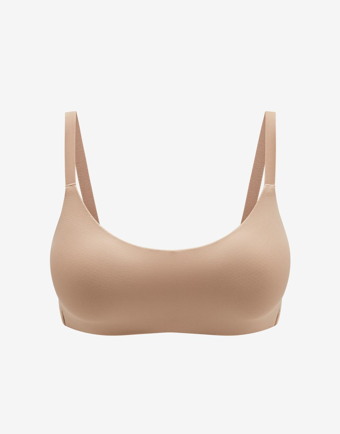 Thermoregulating TempSync™ Wireless Bra, Taupe - Thirdlove - 83% 37.5® nylon/12% spandex/5% nylon