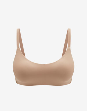 Thermoregulating TempSync™ Wireless Bra, Taupe - Thirdlove - 83% 37.5® nylon/12% spandex/5% nylon
