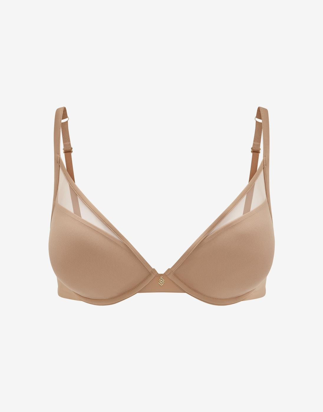24/7® Classic Uplift Plunge Bra, Taupe - Thirdlove - Nylon/Spandex