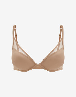 24/7® Classic Uplift Plunge Bra, Taupe - Thirdlove - Nylon/Spandex